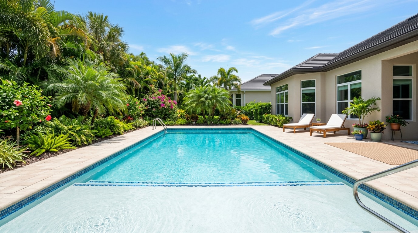 Clean, well-maintained backyard swimming pool in Altamonte Springs, FL